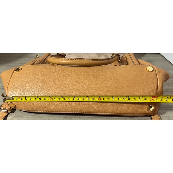 MICHAEL KORS Margo Genuine Leather Satchel - Picture 13 of 15